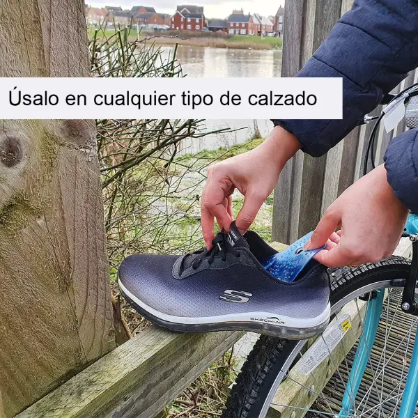 Plantilla terapéutica con iones para todo tipo de calzado, ideal para comodidad y bienestar.