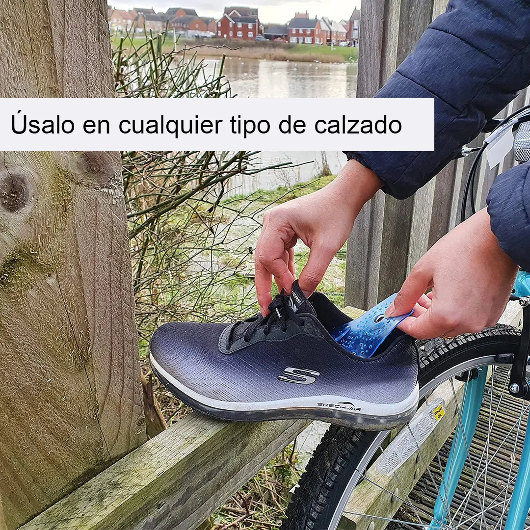 Plantilla terapéutica con iones para todo tipo de calzado, ideal para comodidad y bienestar.