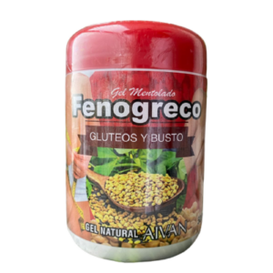 Gel de semillas de fenogreco con mentol para glúteos y busto de Aivan.