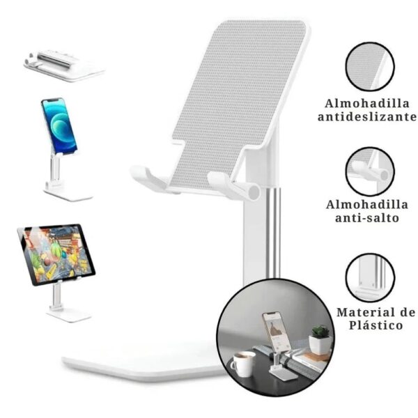 Set x2 Soporte Base Celular Tablet Mesa Escritorio Ajustable - Imagen 5