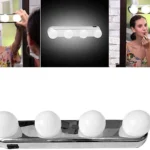 Tira de bombillos LED X4 Studio Glow para maquillaje, portátil con adhesivo.