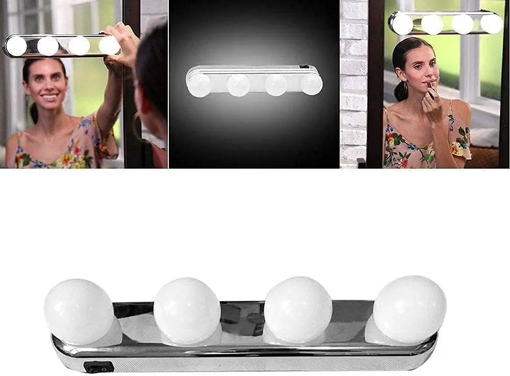 Tira de bombillos LED X4 Studio Glow para maquillaje, portátil con adhesivo.