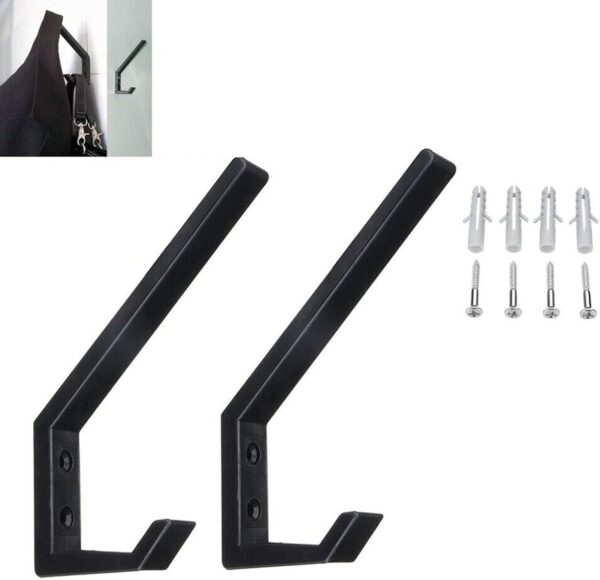 Set x2 Soporte Para Casco Moto Multifuncional Pared - Imagen 7