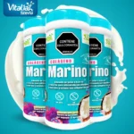 Colágeno Marino Vitaliak Stevia en polvo, con coco, vitaminas y minerales, sin soya ni maltodextrina.
