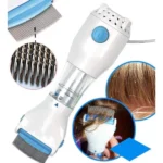Cepillo eléctrico V-Comb mata piojos y pulgas: útil para detectar y eliminar infestaciones en el cabello.