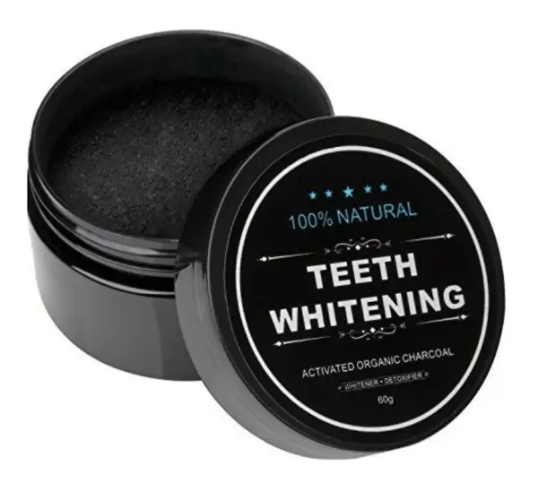 Carbón activo de coco para blanquear dientes, 20 gr. Natural y detoxificante.