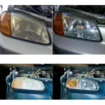 Kit de renovación Lubristone: faros de auto opacos recuperan brillo.
