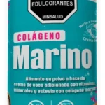 Colágeno Marino en polvo con stevia, sin soya ni maltodextrina. Contenido neto 700 g.