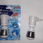 Set x2 cabezal rociador ajustable para grifo, ahorro de agua, modelo profesional con acabado cromado.