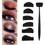Kit plantillas 6 en 1 para sombra de ojos: delineado perfecto y sombras ahumadas.