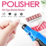 Kit pulidor de uñas eléctrico pen type grinder para manicura, fácil y seguro de usar.