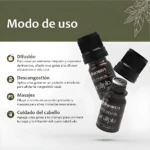 Aceite esencial de eucalipto puro para difusión, descongestión y cuidado capilar.