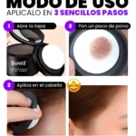 Bunee Hairline Optimizer: polvo para retocar raíz capilar, fácil de aplicar.