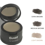 Bunee Hairline Optimizer, corrector de color para cabello, disponible en marrón oscuro, medio y claro.