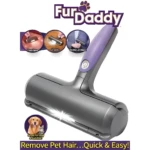 Cepillo removedor de pelusa eléctrico "FurDaddy" para ropa, alfombras y muebles.