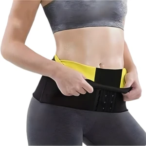 Cinturilla de neopreno para dama con broches, ajuste perfecto y soporte abdominal.