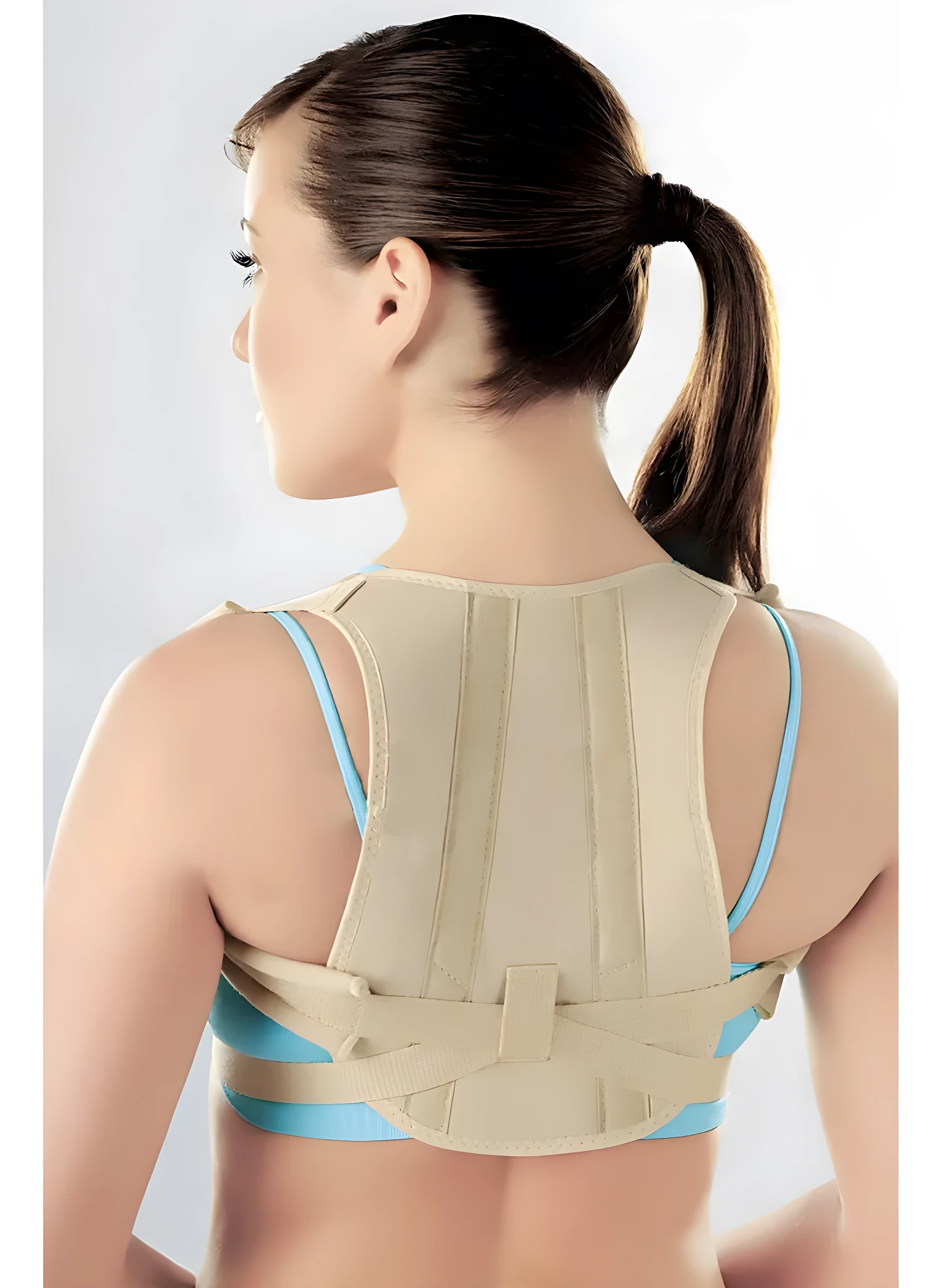 Corrector de postura para espalda, ajustable y cómodo, para una espalda recta.