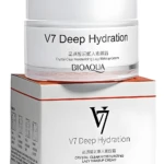 Crema Aclarante V7 BIOAQUA Deep Hydration para rostro, hidratación y maquillaje ligero.