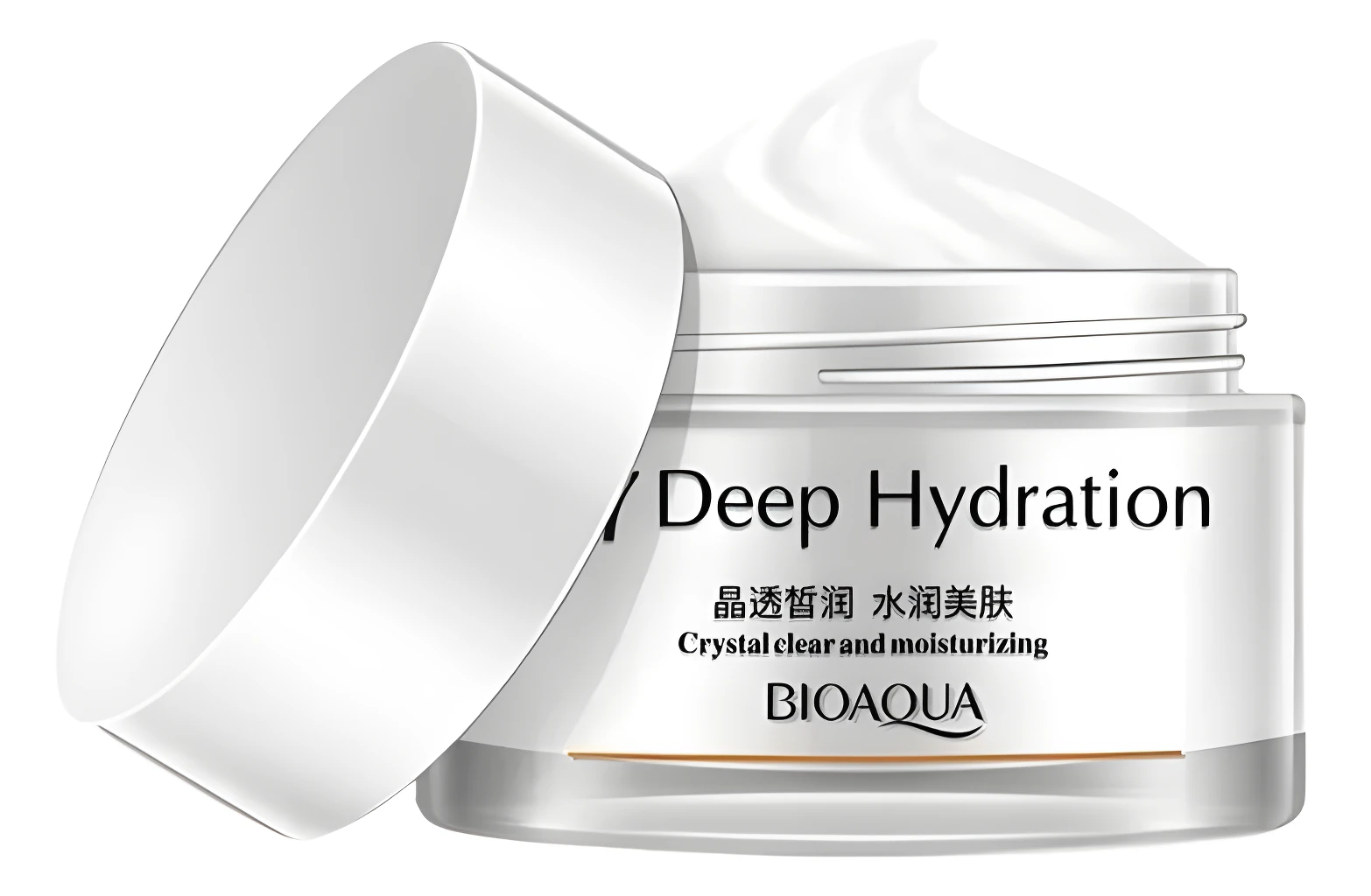 Crema Aclarante V7 Deep Hydration de BIOAQUA en envase blanco con tapa.