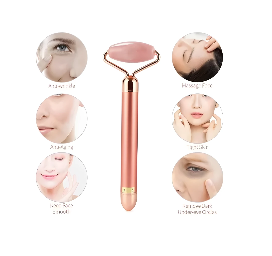 Masajeador antiedad Flawless Contorn para rostro, ayuda a reducir arrugas, ojeras y tensar la piel.