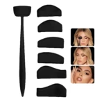 Kit plantillas 6 en 1 para sombra de ojo: maquillaje perfecto y fácil.