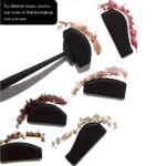 Kit plantillas 6 en 1 para sombra de ojo con sombras y aplicadores variados.