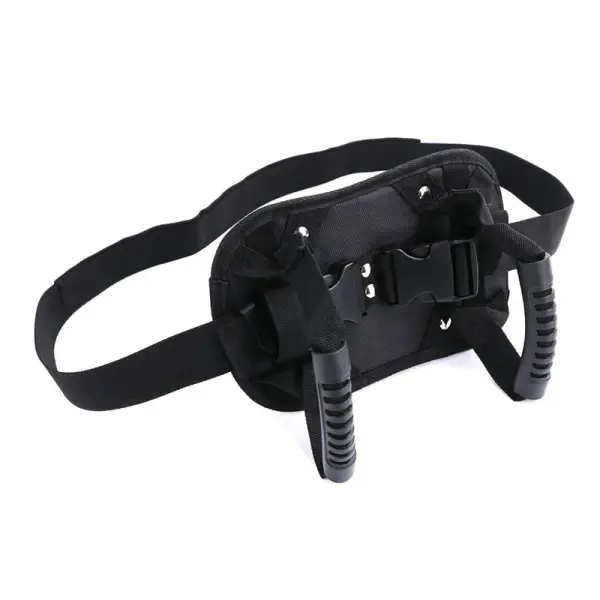 Sujetador para motocicleta con agarraderas y hebilla de seguridad, ideal para acompañante.