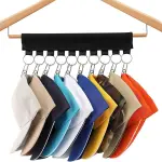 Organizador de gorras con 10 ganchos para colgar en el armario, ideal para mantener tus gorras ordenadas.