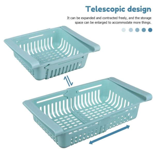 Set X2 Organizador Ajustable Para Nevera - Imagen 2
