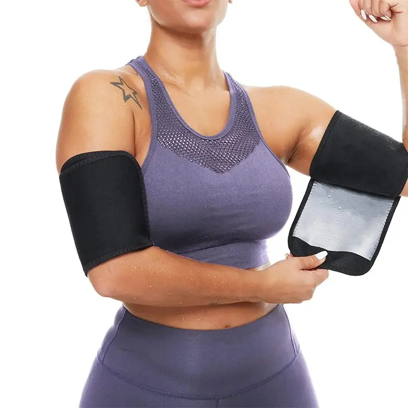 Moldeador de brazos para quemar grasa con efecto sauna, ideal para tonificar y reducir medidas.