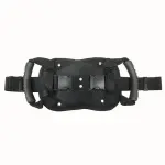 Cinturón para motocicleta con agarraderas y hebillas de seguridad para pasajero.