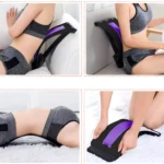 Masajeador lumbar y de espalda ergonómico para alivio y relajación profunda.