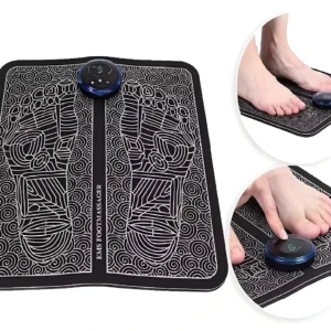 Masajeador de pies relajante EMS con diseño ergonómico para aliviar la tensión.