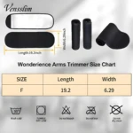 Moldeador de brazos para quemar grasa, talla única, 19.2" de largo y 6.29" de ancho.