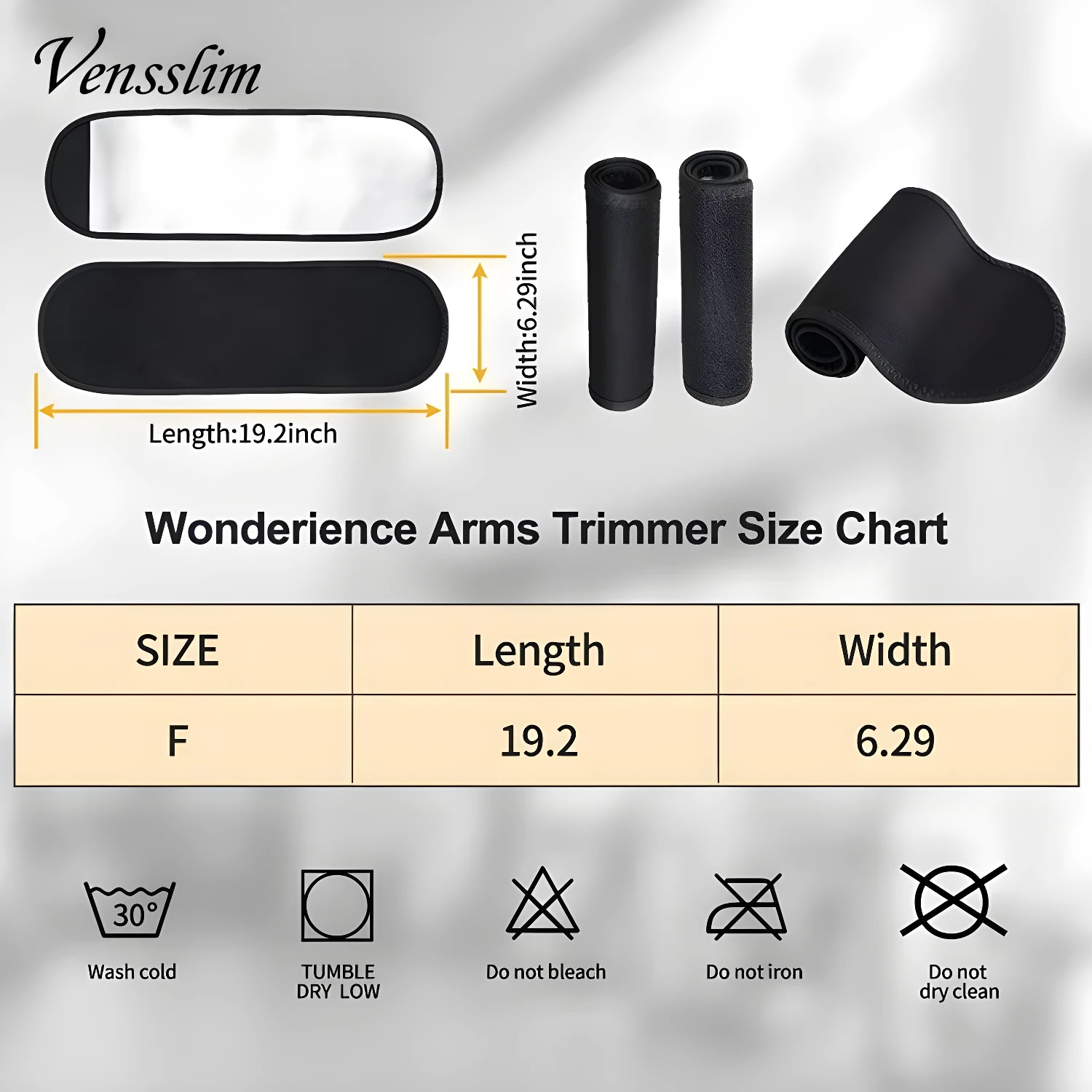 Moldeador de brazos para quemar grasa, talla única, 19.2" de largo y 6.29" de ancho.