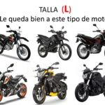 Forro de moto semiimpermeable talla L, compatible con motos de cross y deportivas.