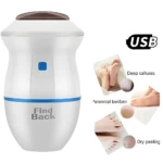 Removedor eléctrico de callos USB para pies, elimina durezas y piel seca.