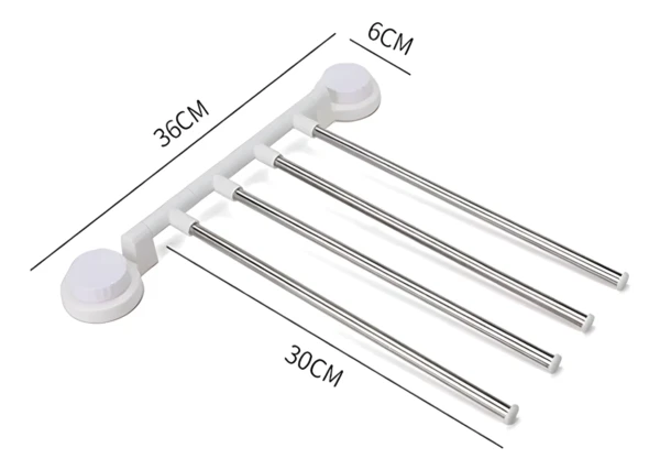 Soporte Para Toallas Con Ventosas - Imagen 5