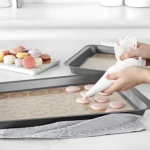 Tapete de silicona para hornear repostería, ideal para hacer macarons, con círculos guía.