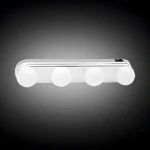 Tira de 4 bombillos LED Studio Glow para tocador, iluminación profesional.