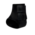 Set x2 tobillera ajustable deportiva negra, ideal para entrenamiento, con parches de agarre.