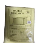 Toldillo mosquitero para cama individual, doble, queen y king size, color amarillo Decorissima.