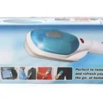 Plancha portátil de vapor Tobi para ropa, ideal para refrescar prendas al instante.