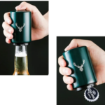Destapador automático de botellas con logo de ciervo, ideal para Corona Extra.