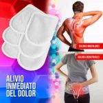 Set x12 Parches Calientes para alivio de dolor muscular y menstrual.