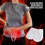 Set x12 Parches Calientes alivia dolor menstrual con calor terapéutico para alivio rápido.
