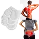 Set x12 parches calientes para alivio de dolor de espalda, cuello y abdomen.