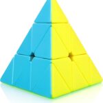 Set x3 Cubo Rubik Piramide Rompecabezas Mágico - Imagen 5