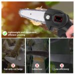 Mini Motosierra De Mano Portátil 24V - Imagen 7