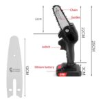 Mini Motosierra De Mano Portátil 24V - Imagen 4